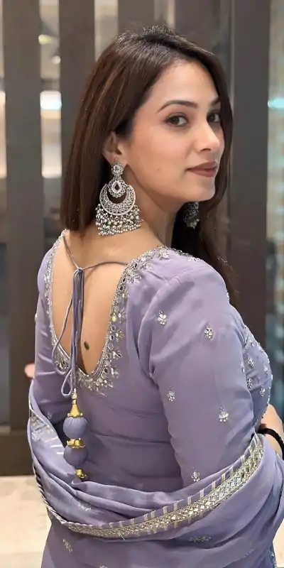 KF 1677 Purple Color Georgette Sequences Work Peral Real Mirror Salwar Suit Casual, Wedding, Party, Festive, Events Etc.4-6 Working Days@ 2399/-only | Jump Suits, Casual Suits, Creative suits, Designer Suits, Palazzo Suits, Party Wear Suits, Patiala Suits, Salwar suit, Straight Suits