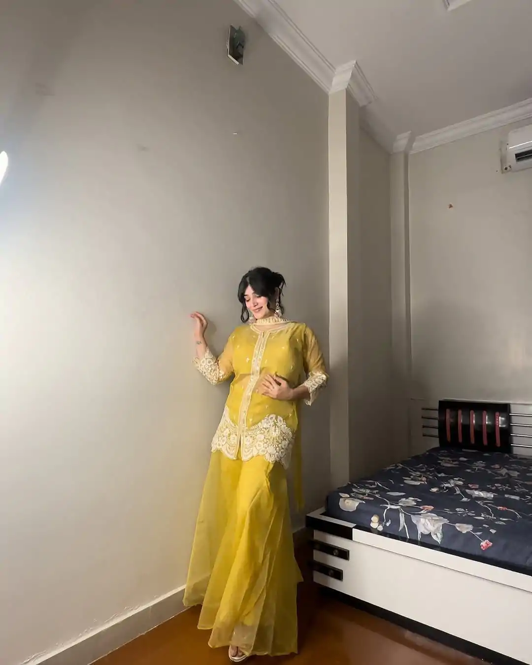 LG 1902 Yellow Color Organza Sequence Work Indo-Western Suit Casual, Wedding, Party, Festive, Events Etc.4-6 Working Days@ 2049/-only | Jump Suits, Casual Suits, Creative suits, Designer Suits, Palazzo Suits, Party Wear Suits, Patiala Suits, Salwar suit, Straight Suits