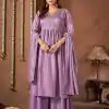 BE 316 Purple Color Vichitra Silk Embroidery Work Salwar Suit Casual, Wedding, Festive, Events . Expected Delivery  4-6 Working Days @2299/- only      | Jump Suits, Casual Suits, Creative suits, Designer Suits, Palazzo Suits, Party Wear Suits, Patiala Suits, Salwar suit, Straight Suits