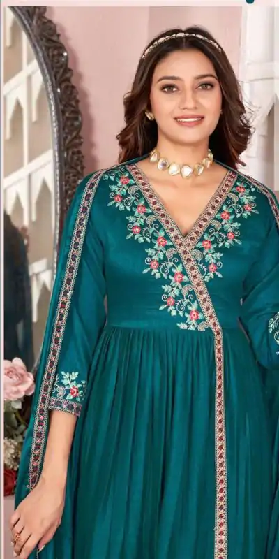 BE 316 Rama Blue Color Vichitra Silk Embroidery Work Salwar Suit Casual, Wedding, Festive, Events . Expected Delivery  4-6 Working Days @2299/- only      | Jump Suits, Casual Suits, Creative suits, Designer Suits, Palazzo Suits, Party Wear Suits, Patiala Suits, Salwar suit, Straight Suits