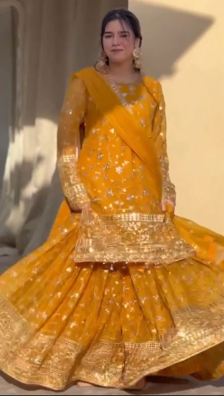 RTC 5858 Yellow Color Georgette Thread 9mm Sequence Salwar Suit Casual, Wedding, Festive, Events . Expected Delivery  4-6 Working Days @2349/- only      | Jump Suits, Casual Suits, Creative suits, Designer Suits, Palazzo Suits, Party Wear Suits, Patiala Suits, Salwar suit, Straight Suits