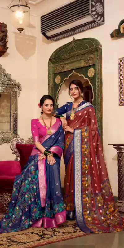 YNF 7031 Maroon Color Poly Cotton Kalamkari Print Saree Casual, Wedding, Festive, Events . Expected Delivery  4-6 Working Days @1699/- only                                                                                                                                           | Bollywood Sarees, Creative Sarees, Designer Sarees, Embroidered Sarees, Ethnic Saree, Modern Digital sarees, Party Wear Sarees, Sarees