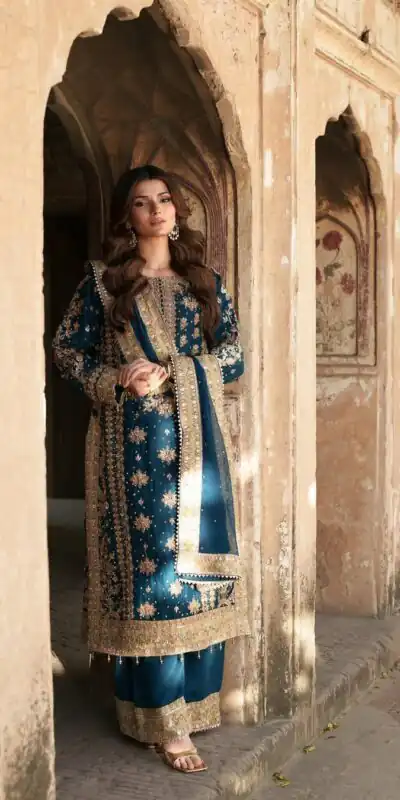ZF 415 Navy Blue Color Georgette Sequence Work Salwar Suit Casual, Wedding, Festive, Events . Expected Delivery  4-6 Working Days @2149/- only      | Jump Suits, Casual Suits, Creative suits, Designer Suits, Palazzo Suits, Party Wear Suits, Patiala Suits, Salwar suit, Straight Suits