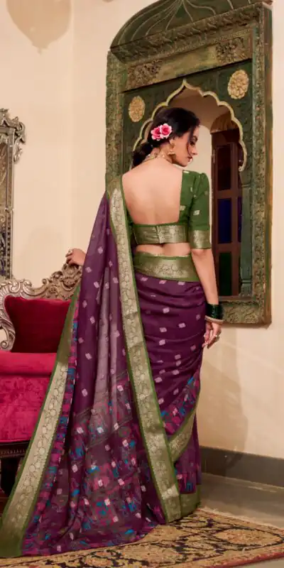 YNF 7031 Wine Color Poly Cotton Kalamkari Print Saree Casual, Wedding, Festive, Events . Expected Delivery  4-6 Working Days @1699/- only                                                                                                                                           | Bollywood Sarees, Creative Sarees, Designer Sarees, Embroidered Sarees, Ethnic Saree, Modern Digital sarees, Party Wear Sarees, Sarees