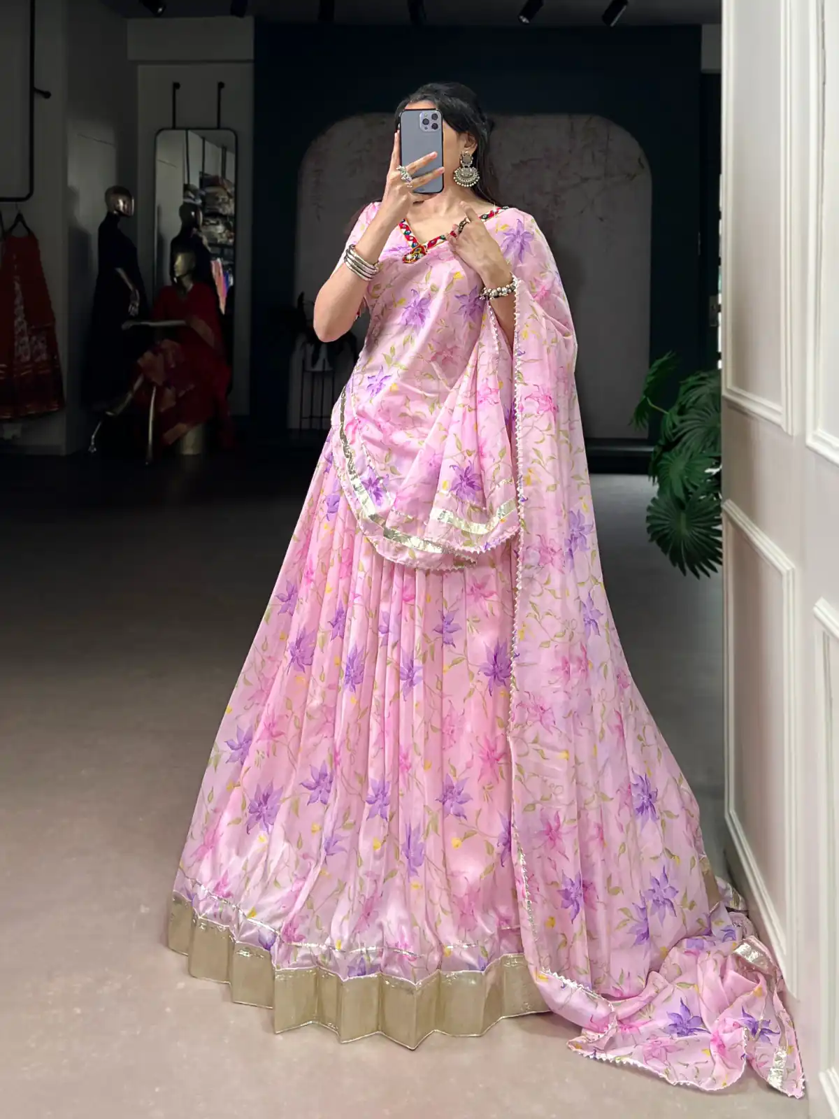 LNB 1716 Baby Pink Color Tabby Silk Floral Print Embossed Design Lace Lehenga Choli Wedding, Party, Festive, Events Etc. Delivery 4-6 Working Days Rs 2499 | Bollywood Lehenga, Creative Lehenga, Designer Lehenga, Embroidered Lehenga, Lehenga, Party Wear Lehenga