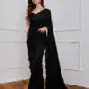 DF 3312 Black Color Faux Georgette 5mm Sequence Embroidery Work Saree Casual, Wedding, Festive, Events . Expected Delivery  4-6 Working Days @1899/- only                                                 | Bollywood Sarees, Creative Sarees, Designer Sarees, Embroidered Sarees, Ethnic Saree, Modern Digital sarees, Party Wear Sarees, Sarees