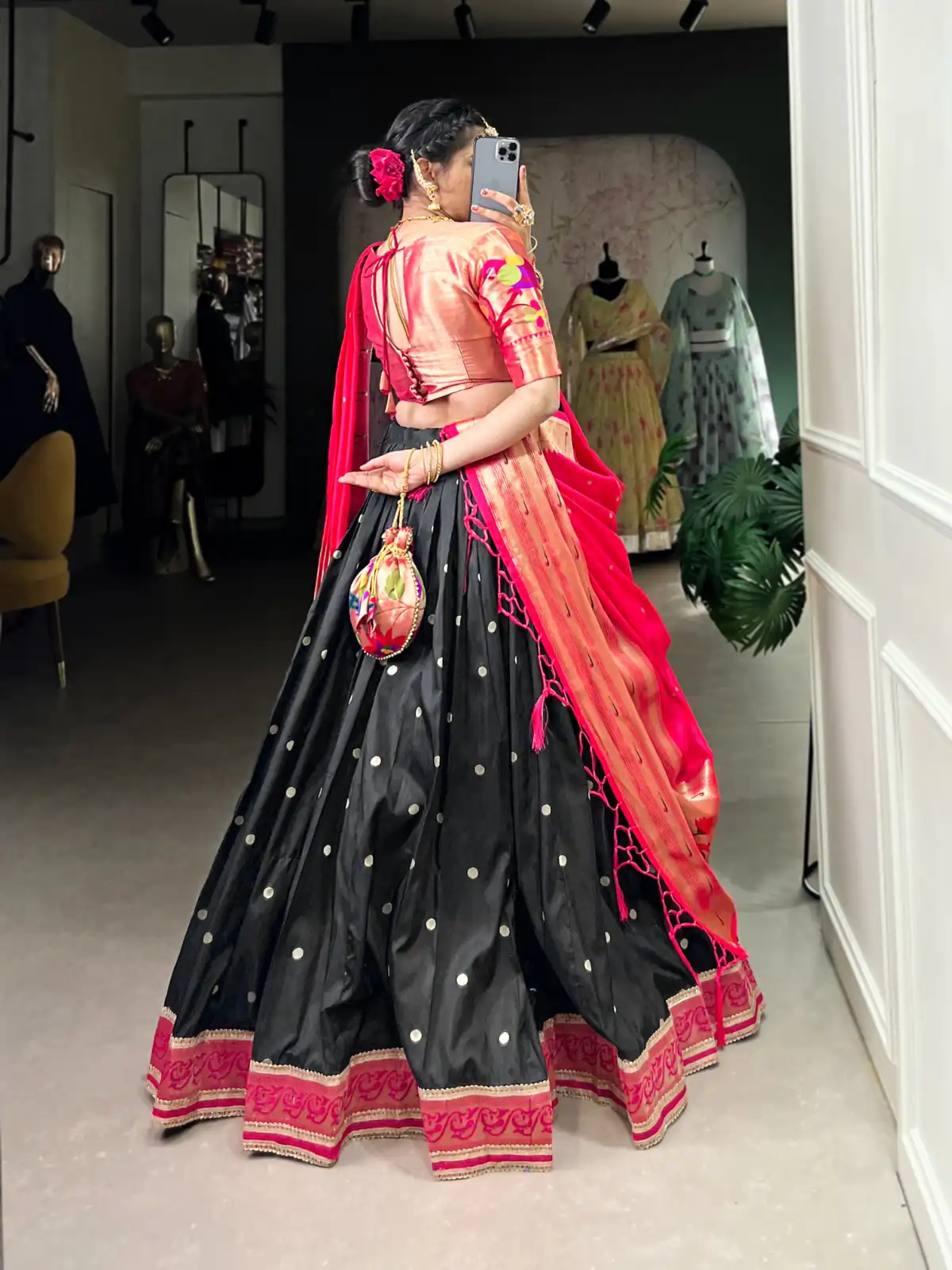 LNB 2006 Black Color Jacquard Silk Weaving Zari Work Lace Touch Up Lehenga Choli Wedding, Party, Festive, Events Etc. Delivery 4-6 Working Days Rs 3499 | Bollywood Lehenga, Creative Lehenga, Designer Lehenga, Embroidered Lehenga, Lehenga, Party Wear Lehenga