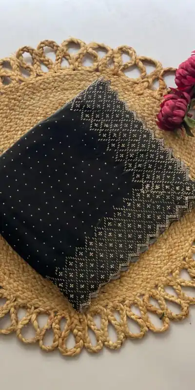 DF 3467 Black Color Jimmy Choo Full Zarkhan Diamond Work Saree Casual, Wedding, Festive, Events . Expected Delivery  4-6 Working Days @2099/- only                                                                                | Bollywood Sarees, Creative Sarees, Designer Sarees, Embroidered Sarees, Ethnic Saree, Modern Digital sarees, Party Wear Sarees, Sarees