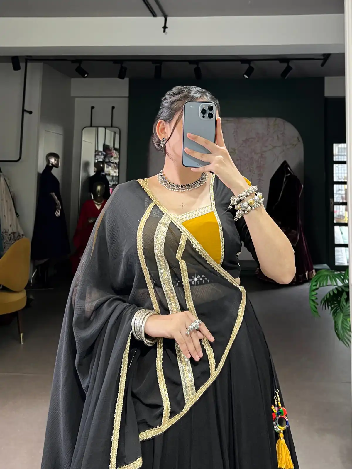 LNB 1621 Black Color Rayon Sequins Lace With Gota Patti Lace Touch Up Lehenga Choli Wedding, Party, Festive, Events Etc. Delivery 4-6 Working Days Rs 4399 | Bollywood Lehenga, Creative Lehenga, Designer Lehenga, Embroidered Lehenga, Lehenga, Party Wear Lehenga