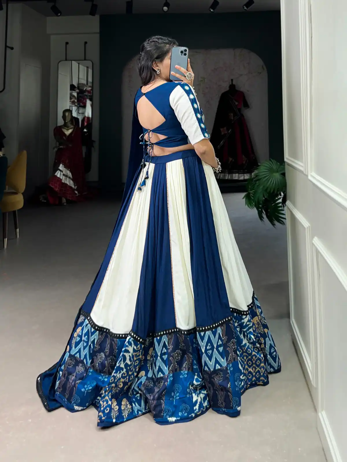 LNB 1714 Blue Color Pure Rayon Plain Printed With Paper Mirror Work Lehenga Choli Wedding, Party, Festive, Events Etc. Delivery 4-6 Working Days Rs 3599 | Bollywood Lehenga, Creative Lehenga, Designer Lehenga, Embroidered Lehenga, Lehenga, Party Wear Lehenga