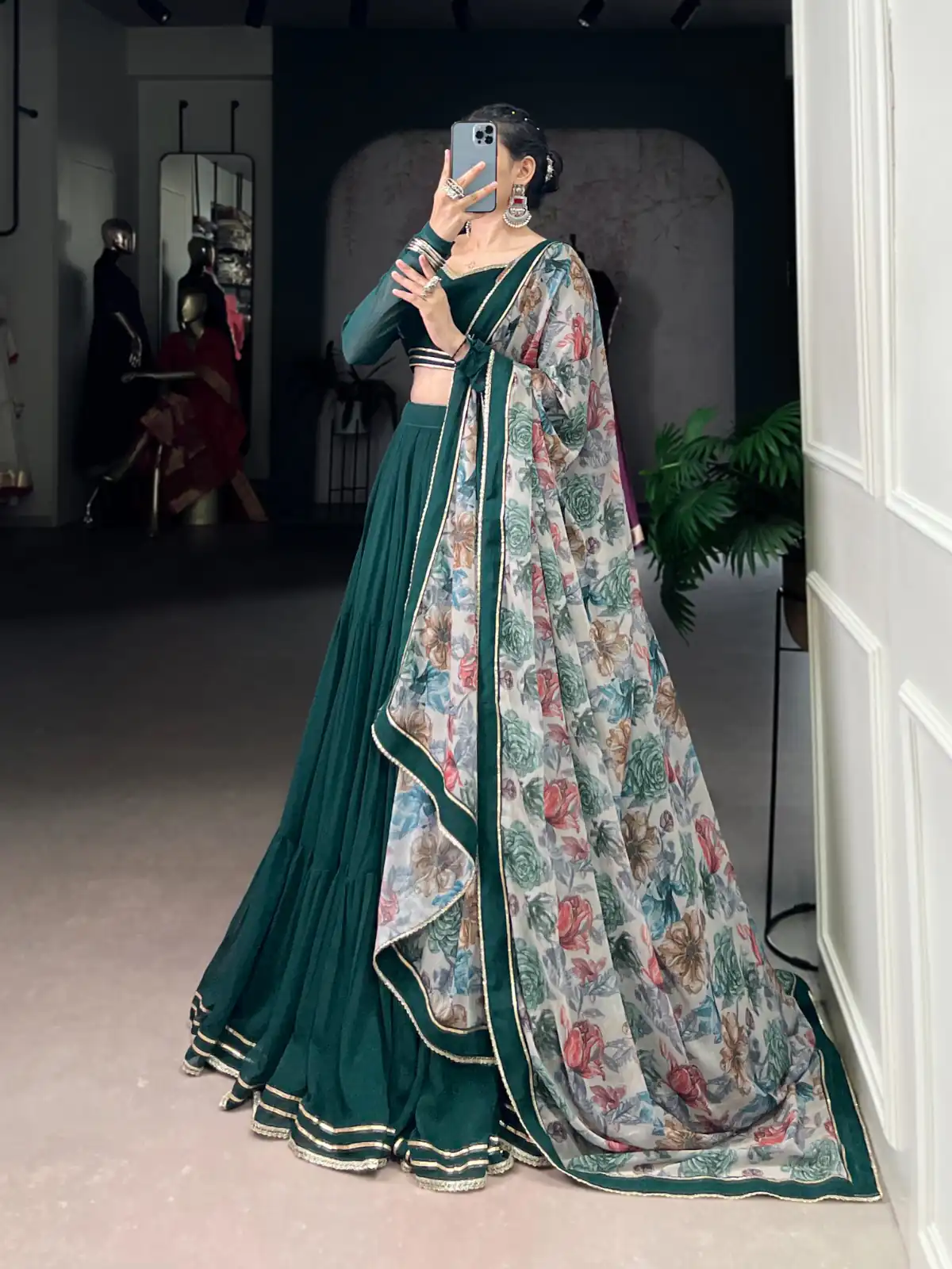 LNB 1710 Green Color Marble Lace Touch Up Canvas Lehenga Choli Wedding, Party, Festive, Events Etc. Delivery 4-6 Working Days Rs 3099 | Bollywood Lehenga, Creative Lehenga, Designer Lehenga, Embroidered Lehenga, Lehenga, Party Wear Lehenga