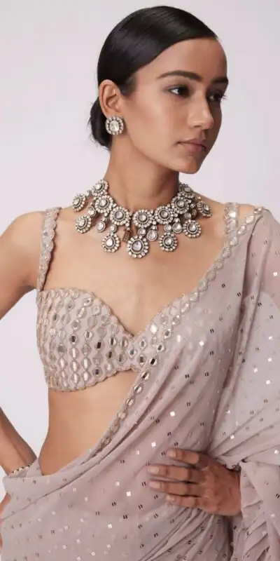 DF 3455 Light Peach Color Faux Georgette Embroidery Sequins Work Saree Casual, Wedding, Festive, Events . Expected Delivery  4-6 Working Days @1999/- only                                                                                | Bollywood Sarees, Creative Sarees, Designer Sarees, Embroidered Sarees, Ethnic Saree, Modern Digital sarees, Party Wear Sarees, Sarees