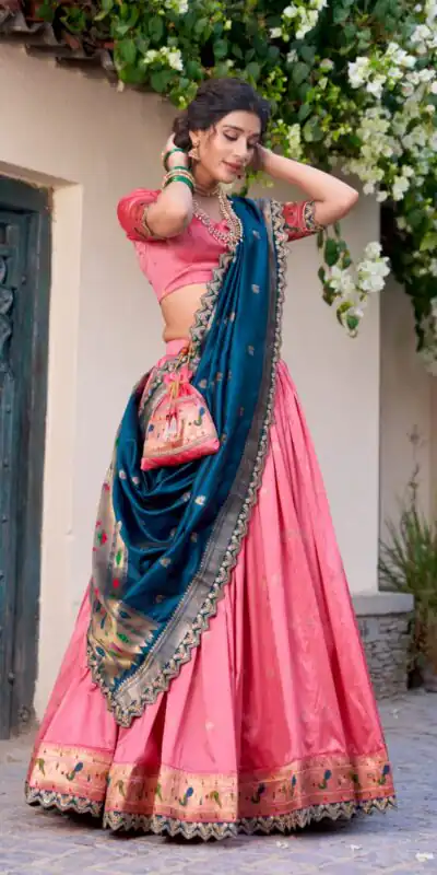 LNB 2014 Light Pink Color Jacquard Zari Work Sequins Thread Embroidery Lehenga Choli Wedding, Party, Festive, Events Etc. Delivery 4-6 Working Days Rs 3749 | Bollywood Lehenga, Creative Lehenga, Designer Lehenga, Embroidered Lehenga, Lehenga, Party Wear Lehenga