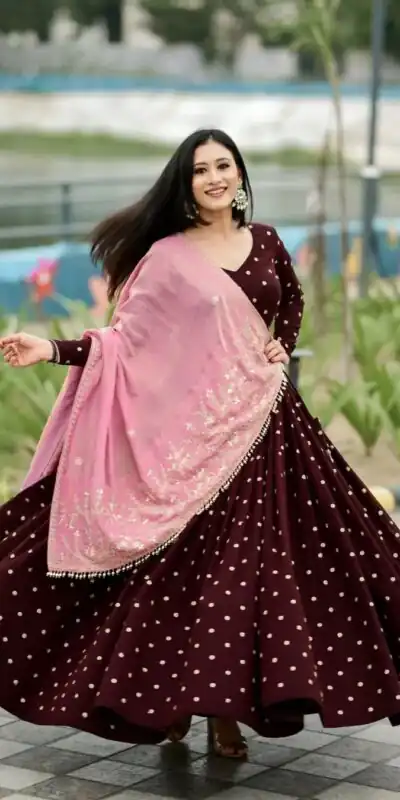 LG 643 Maroon Color Printed Polly Reyon Lehenga Choli Wedding, Party, Festive, Events Etc. Delivery 4-6 Working Days Rs 2099 | Bollywood Lehenga, Creative Lehenga, Designer Lehenga, Embroidered Lehenga, Lehenga, Party Wear Lehenga