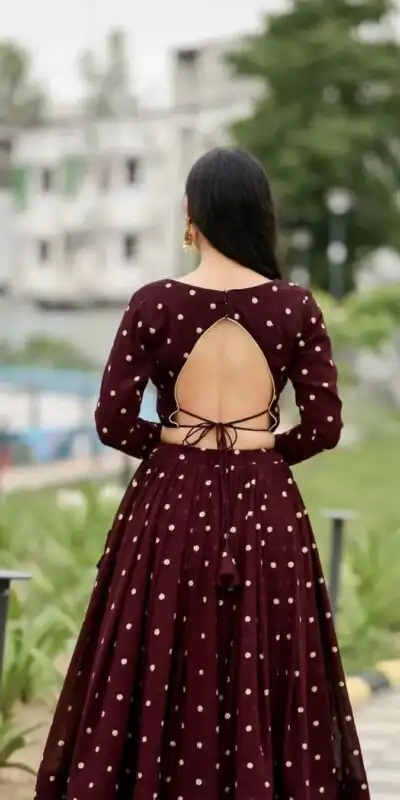 LG 643 Maroon Color Printed Polly Reyon Lehenga Choli Wedding, Party, Festive, Events Etc. Delivery 4-6 Working Days Rs 2099 | Bollywood Lehenga, Creative Lehenga, Designer Lehenga, Embroidered Lehenga, Lehenga, Party Wear Lehenga
