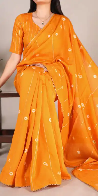 YNF 7503 Mustard Color Viscose chanderi Sequins zari gota patti Saree Casual, Wedding, Festive, Events . Expected Delivery  4-6 Working Days @1499/- only                                                                                | Bollywood Sarees, Creative Sarees, Designer Sarees, Embroidered Sarees, Ethnic Saree, Modern Digital sarees, Party Wear Sarees, Sarees