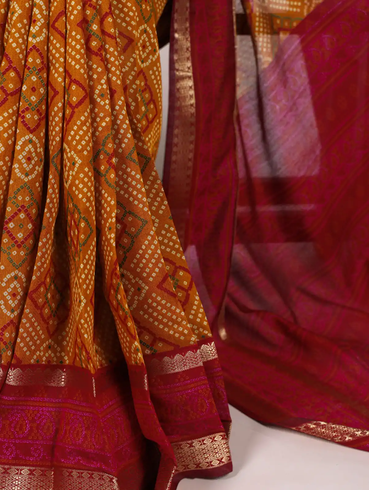 YNF 7046 Mustard Color Polyester Chanderi Print Zari Weaving Work Saree Casual, Wedding, Festive, Events . Expected Delivery  4-6 Working Days @1549/- only                                                                                | Bollywood Sarees, Creative Sarees, Designer Sarees, Embroidered Sarees, Ethnic Saree, Modern Digital sarees, Party Wear Sarees, Sarees