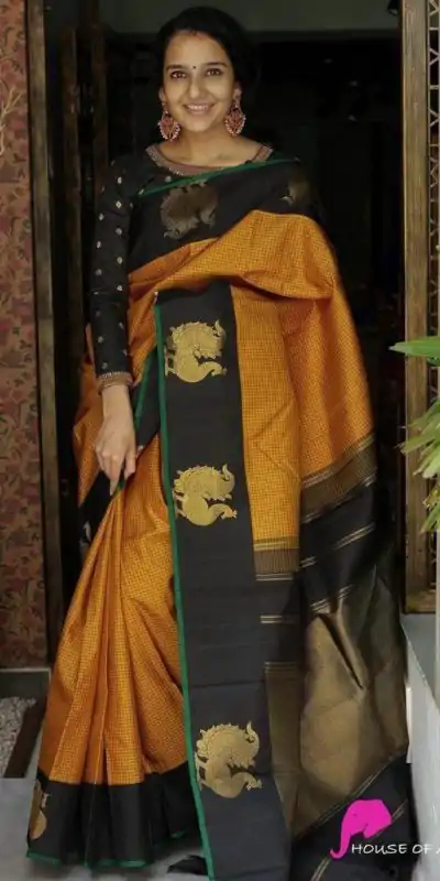 KP 2060 Mustard Color Work in Soft Lichi Silk Jacquard Work Saree Designer On for ₹1449. Delivery 4-6 Working Days. Shop now. | Bollywood Sarees, Creative Sarees, Designer Sarees, Embroidered Sarees, Ethnic Saree, Modern Digital sarees, Party Wear Sarees, Sarees