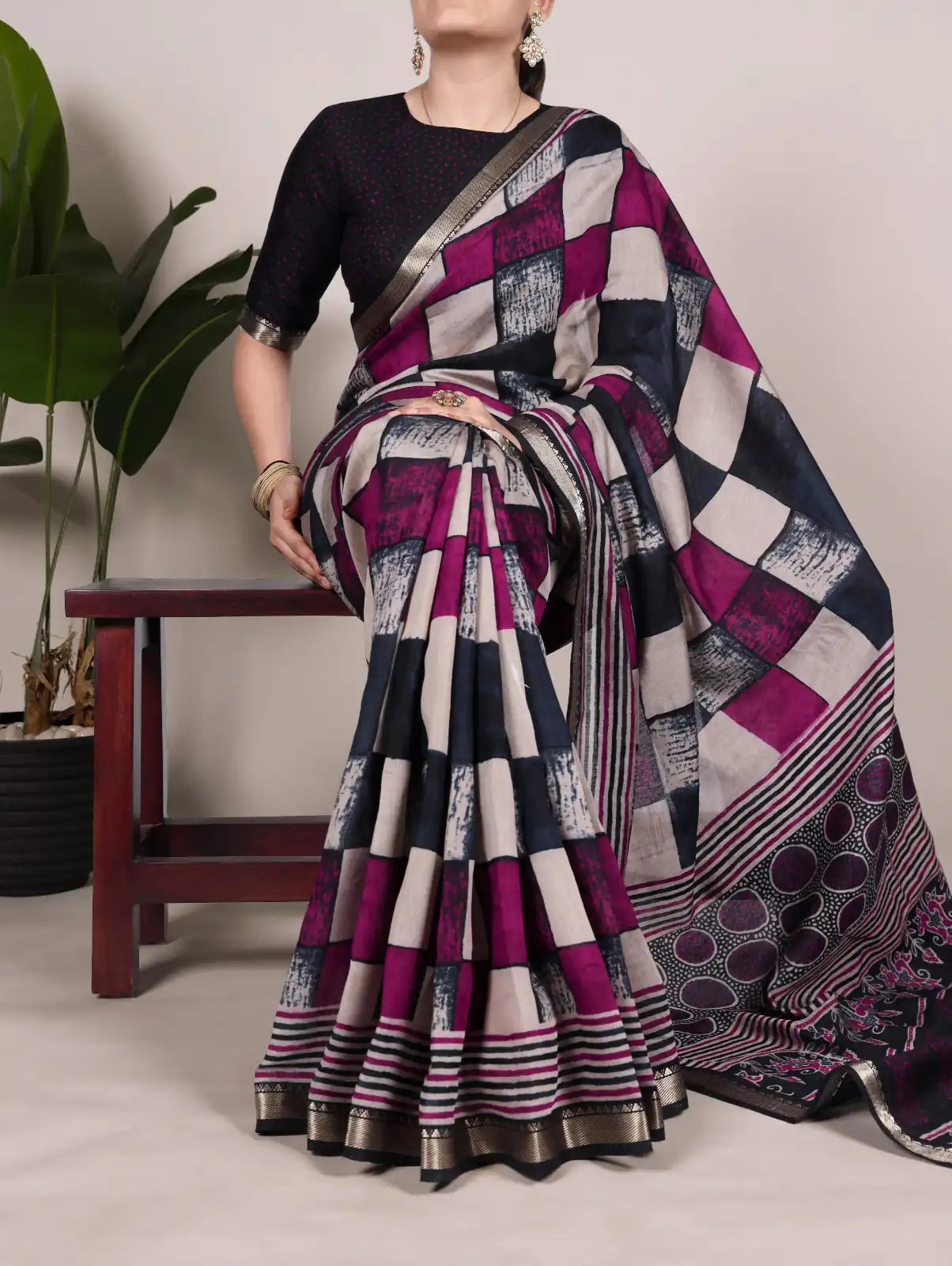 YNF 7045 Navy Blue Color Polyester Viscose Chanderi Printed Border Saree Casual, Wedding, Festive, Events . Expected Delivery  4-6 Working Days @1499/- only                                | Bollywood Sarees, Creative Sarees, Designer Sarees, Embroidered Sarees, Ethnic Saree, Modern Digital sarees, Party Wear Sarees, Sarees