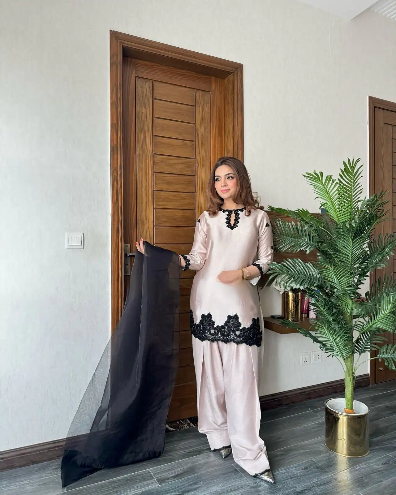 BE 371 Off White Color French Crape Sequence Embroidery Beads Salwar Suit Casual, Wedding, Festive, Events . Expected Delivery  4-6 Working Days @2099/- only      | Jump Suits, Casual Suits, Creative suits, Designer Suits, Palazzo Suits, Party Wear Suits, Patiala Suits, Salwar suit, Straight Suits