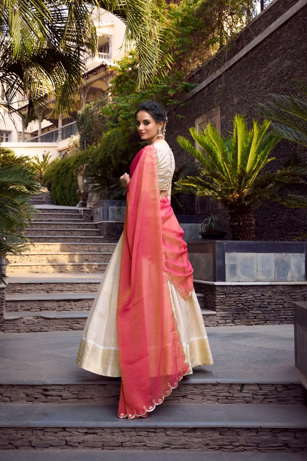 LNB 2011 Off White Color Jacquard Chex Zari Weaving Work Lehenga Choli Wedding, Party, Festive, Events Etc. Delivery 4-6 Working Days Rs 2099 | Bollywood Lehenga, Creative Lehenga, Designer Lehenga, Embroidered Lehenga, Lehenga, Party Wear Lehenga