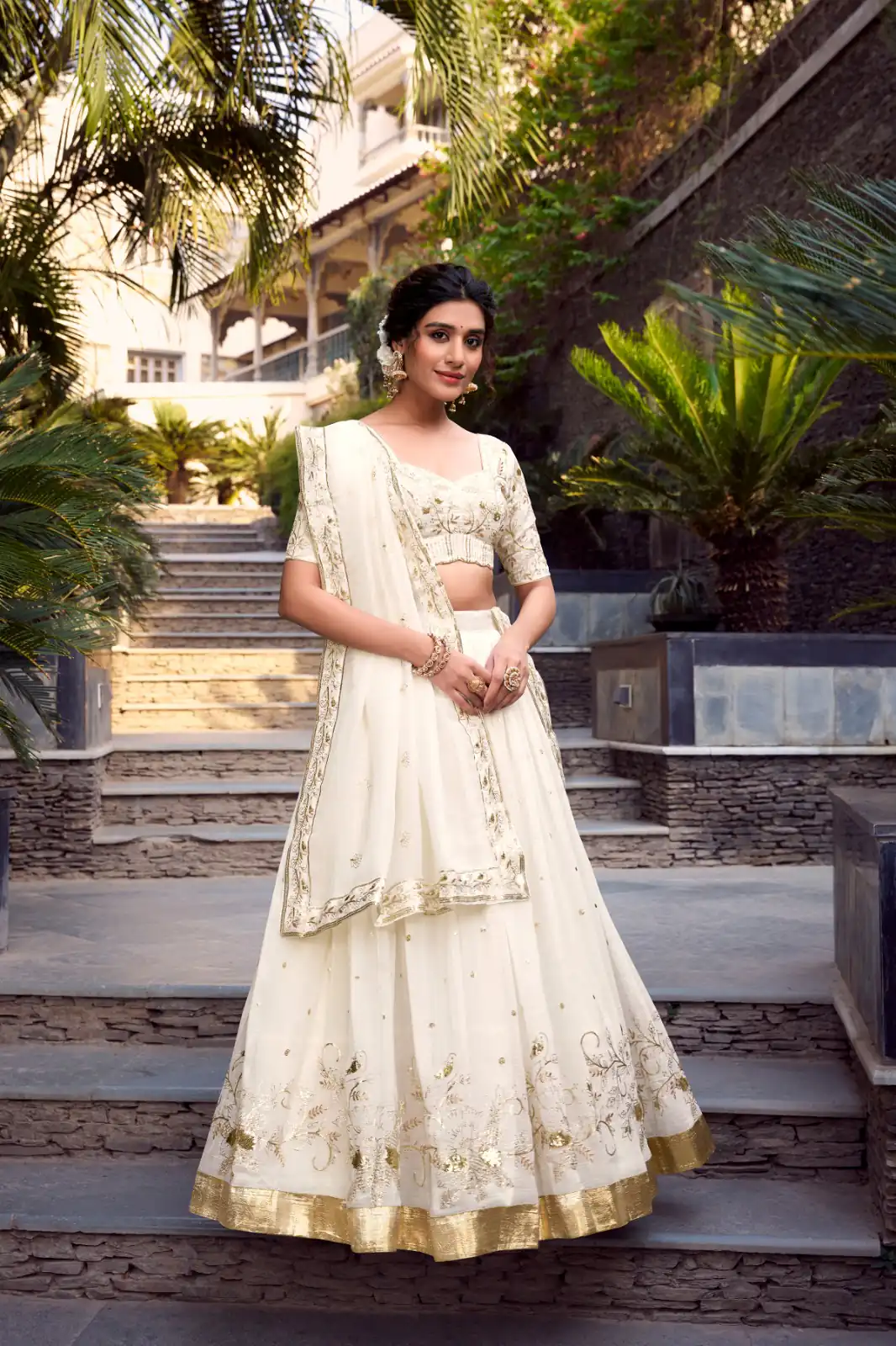 LNB 1422 Off White Color Silver Glosy Sequins and Embroidery Foil Work Lehenga Choli Wedding, Party, Festive, Events Etc. Delivery 4-6 Working Days Rs 3299 | Bollywood Lehenga, Creative Lehenga, Designer Lehenga, Embroidered Lehenga, Lehenga, Party Wear Lehenga