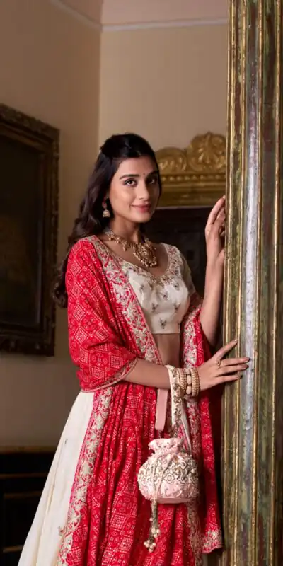 LNB 1436 Off White Dazzle at events in the Off White Vichitra Silk Sequins Lehenga Choli, crafted with sequins and tailored for comfort. Discover your style | Bollywood Lehenga, Creative Lehenga, Designer Lehenga, Embroidered Lehenga, Lehenga, Party Wear Lehenga