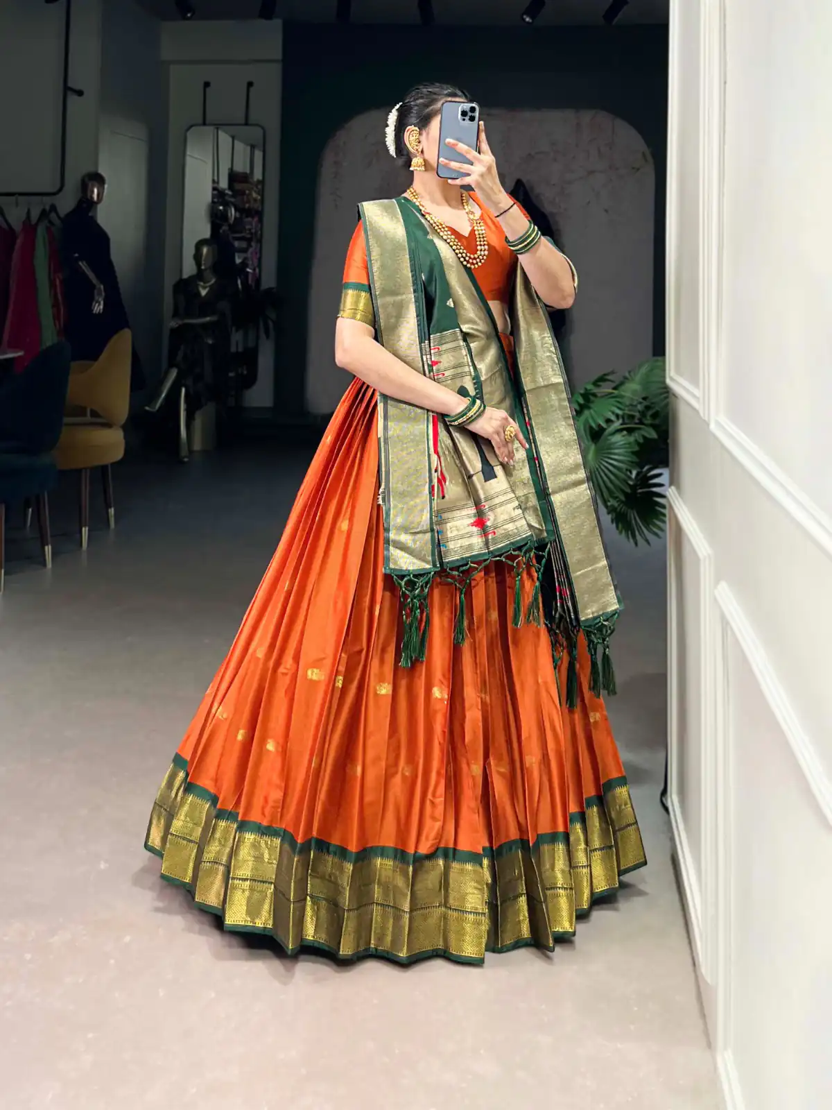 LNB 2017 Orange Color Jacquard Silk Zari Weaving Work Lehenga Choli Wedding, Party, Festive, Events Etc. Delivery 4-6 Working Days Rs 2849 | Bollywood Lehenga, Creative Lehenga, Designer Lehenga, Embroidered Lehenga, Lehenga, Party Wear Lehenga