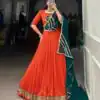 LNB 1651 Orange Color Pure Rayon Embossed Design Lace Touch Up Lehenga Choli Wedding, Party, Festive, Events Etc. Delivery 4-6 Working Days Rs 3199 | Bollywood Lehenga, Creative Lehenga, Designer Lehenga, Embroidered Lehenga, Lehenga, Party Wear Lehenga