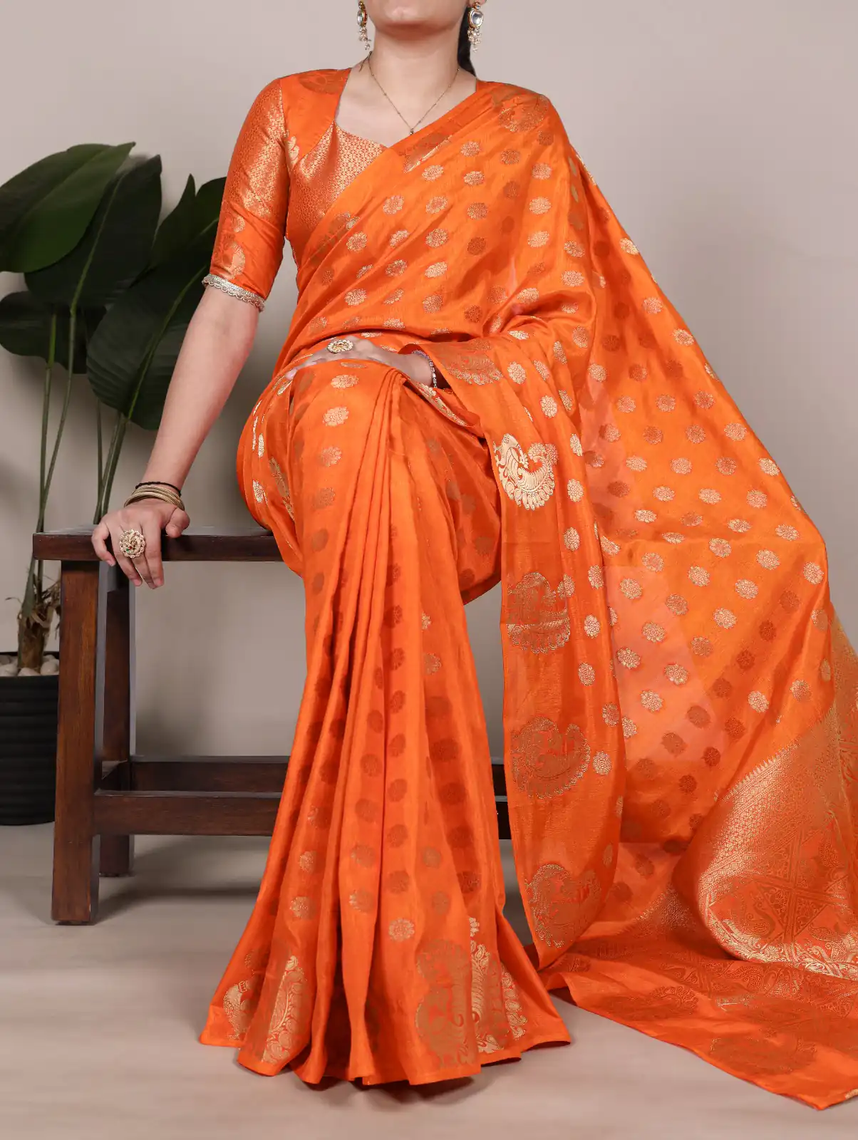 YNF 7904 Orange Color Roop Silk Zari Weaving Work Saree Casual, Wedding, Festive, Events . Expected Delivery  4-6 Working Days @1749/- only                                                                                | Bollywood Sarees, Creative Sarees, Designer Sarees, Embroidered Sarees, Ethnic Saree, Modern Digital sarees, Party Wear Sarees, Sarees
