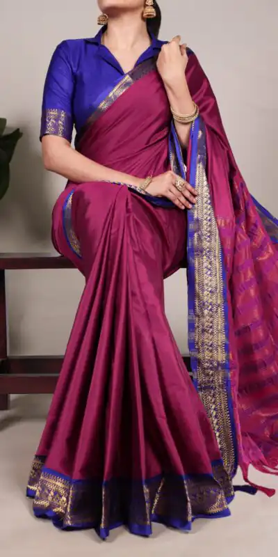 YNF 7100 Pink Color Aura Silk Zari Weaving Work Saree Casual, Wedding, Festive, Events . Expected Delivery  4-6 Working Days @1399/- only                                                 | Bollywood Sarees, Creative Sarees, Designer Sarees, Embroidered Sarees, Ethnic Saree, Modern Digital sarees, Party Wear Sarees, Sarees