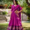 LNB 1902 Pink Color Chanderi Plain With Zari Weaving Work Lehenga Choli Wedding, Party, Festive, Events Etc. Delivery 4-6 Working Days Rs 2099 | Bollywood Lehenga, Creative Lehenga, Designer Lehenga, Embroidered Lehenga, Lehenga, Party Wear Lehenga