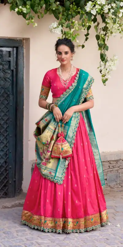 LNB 2014 Pink Color Jacquard Silk Zari Work Sequins Thread Embroidery Lehenga Choli Wedding, Party, Festive, Events Etc. Delivery 4-6 Working Days Rs 3749 | Bollywood Lehenga, Creative Lehenga, Designer Lehenga, Embroidered Lehenga, Lehenga, Party Wear Lehenga