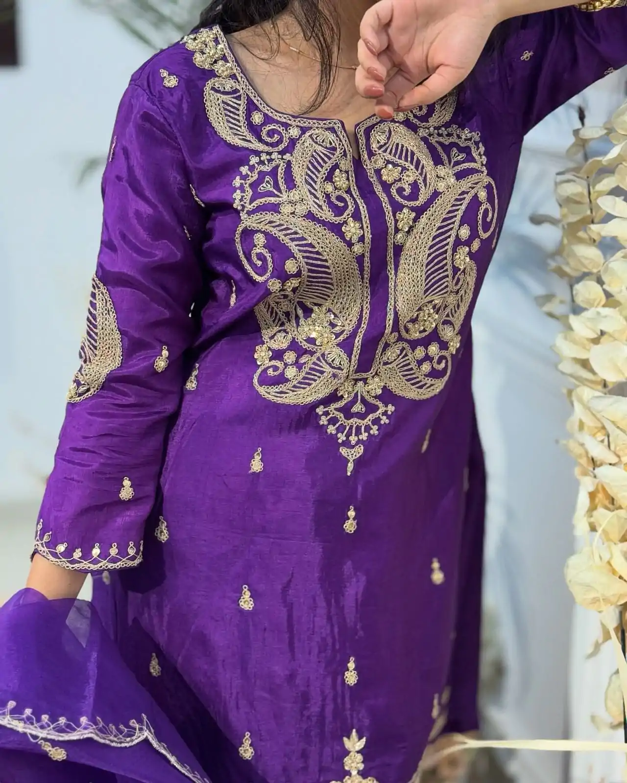 BE 352 Purple Color Chinon Cording Sequence Embroidery Work Salwar Suit Casual, Wedding, Festive, Events . Expected Delivery  4-6 Working Days @1699/- only      | Jump Suits, Casual Suits, Creative suits, Designer Suits, Palazzo Suits, Party Wear Suits, Patiala Suits, Salwar suit, Straight Suits