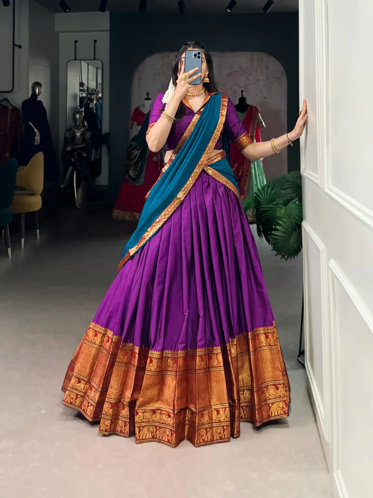 LNB 2040 Purple Color Narayan Pet Zari Weaving Lehenga Choli Choli Festive Party Wedding, Events etc. Delivery 4-6 Working Days @1899/- | Bollywood Lehenga, Creative Lehenga, Designer Lehenga, Embroidered Lehenga, Lehenga, Party Wear Lehenga