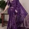 YNF 7904 Purple Color Roop Silk Zari Weaving Work Saree Casual, Wedding, Festive, Events . Expected Delivery  4-6 Working Days @1749/- only                                                                                | Bollywood Sarees, Creative Sarees, Designer Sarees, Embroidered Sarees, Ethnic Saree, Modern Digital sarees, Party Wear Sarees, Sarees