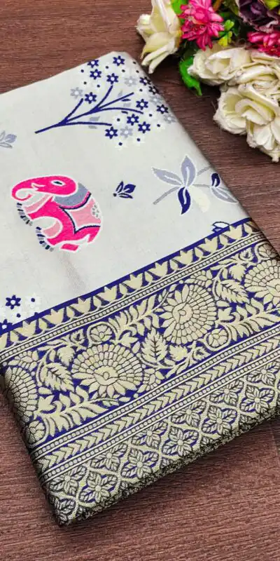 KP 6004 Purple Soft Lichi Silk Jacquard Work With Designer Work Saree. Grab it for ₹1499. Delivery 4-6 Working Days. Shop now. | Bollywood Sarees, Creative Sarees, Designer Sarees, Embroidered Sarees, Ethnic Saree, Modern Digital sarees, Party Wear Sarees, Sarees