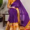 YNF 7029 Purple Color Tussar Chex Patola Print Weaving Work Border Saree Casual, Wedding, Festive, Events . Expected Delivery  4-6 Working Days @1499/- only                                | Bollywood Sarees, Creative Sarees, Designer Sarees, Embroidered Sarees, Ethnic Saree, Modern Digital sarees, Party Wear Sarees, Sarees