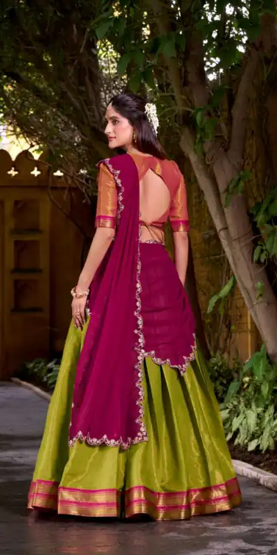 LNB 2009 Rani pink Color Kanchipuram Weaving With Zari Weaving Work Lehenga Choli Wedding, Party, Festive, Events Etc. Delivery 4-6 Working Days Rs 1999 | Bollywood Lehenga, Creative Lehenga, Designer Lehenga, Embroidered Lehenga, Lehenga, Party Wear Lehenga