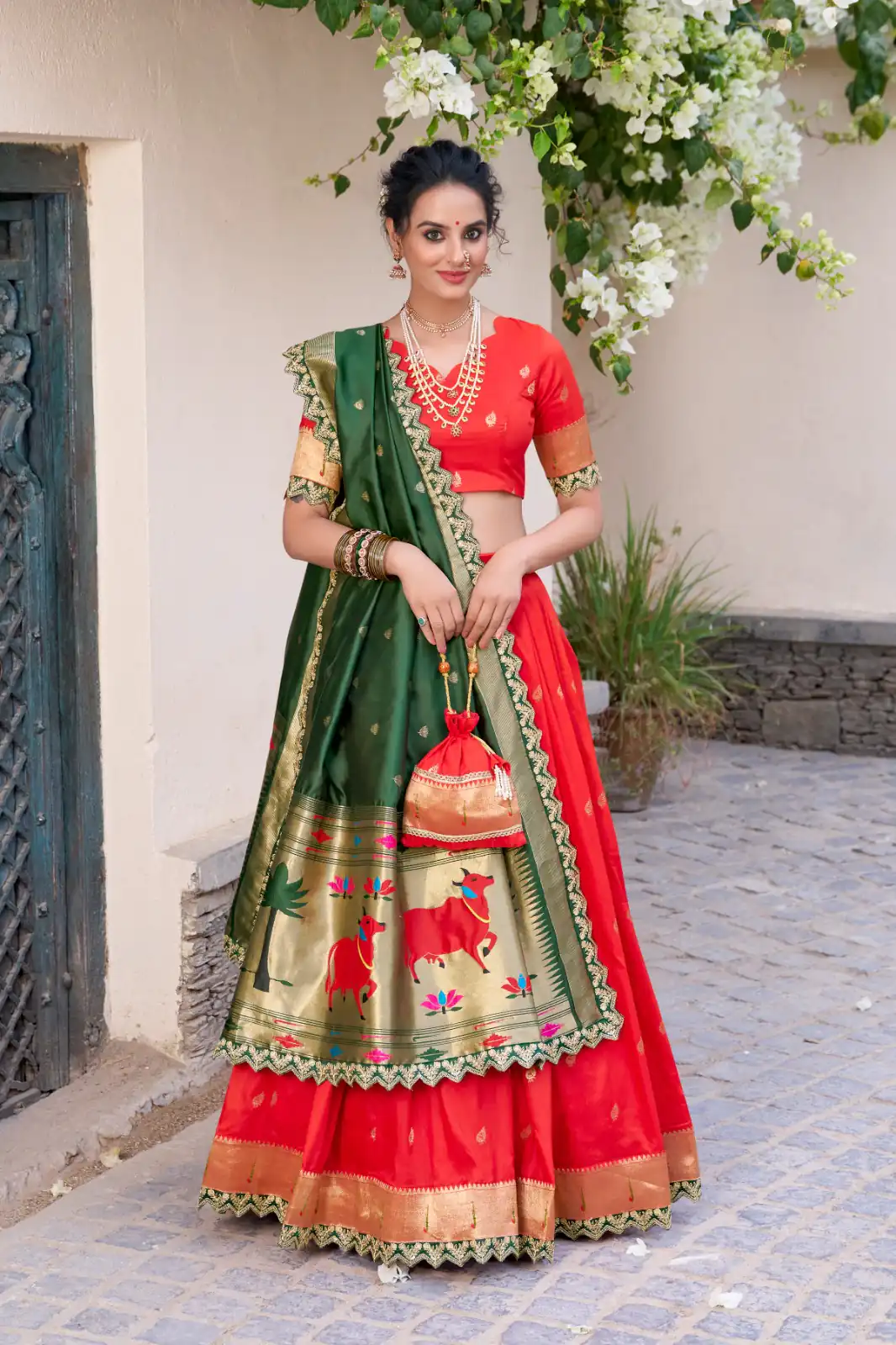 LNB 2014 Red Color Jacquard Silk Zari Work Sequins Thread Embroidery Lehenga Choli Wedding, Party, Festive, Events Etc. Delivery 4-6 Working Days Rs 3749 | Bollywood Lehenga, Creative Lehenga, Designer Lehenga, Embroidered Lehenga, Lehenga, Party Wear Lehenga