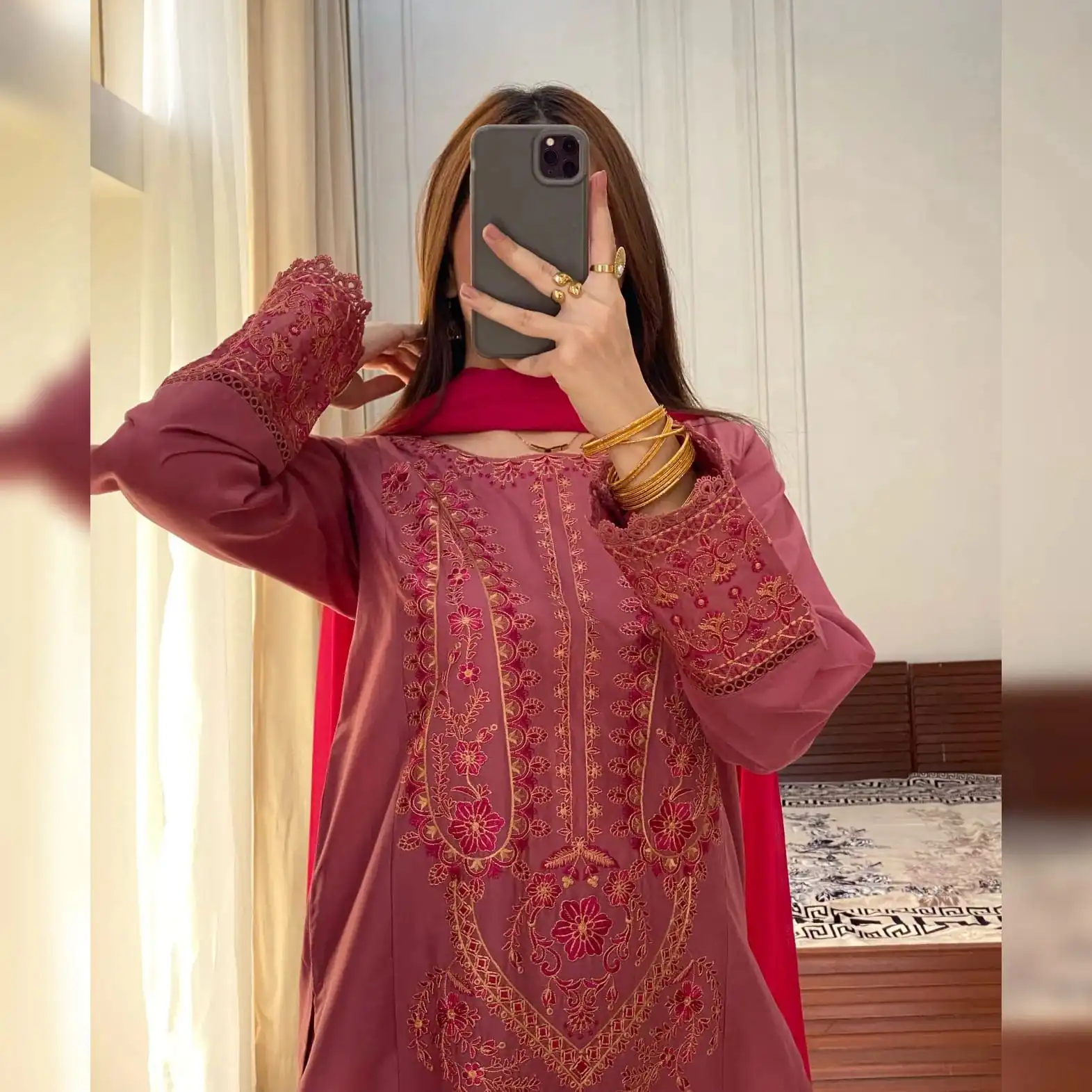 BE 381 Red Color Roman Silk Dupatta with Lace Work Embroidery Work. Festive Deal ₹1849. Delivery 4-6 Working Days. Shop now. | Jump Suits, Tops & Bottoms, Track Suits, Trendy Wear, Casual Suits, Creative suits, Designer Suits, Palazzo Suits, Party Wear Suits, Patiala Suits, Salwar suit, Straight Suits