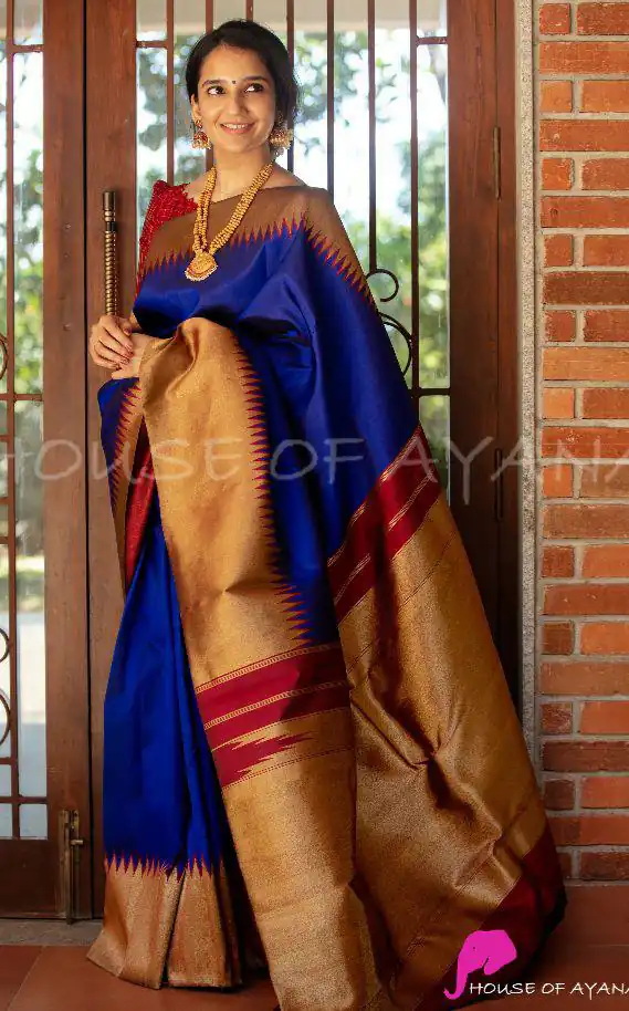 KP 3053 Royal Blue Soft Lichi Silk With Lace Jacquard Border Saree Work. Grab it for ₹1449. Delivery 4-6 Working Days. Shop now. | Bollywood Sarees, Creative Sarees, Designer Sarees, Embroidered Sarees, Ethnic Saree, Modern Digital sarees, Party Wear Sarees, Sarees