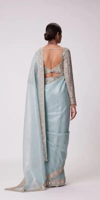 DF 3431 Sky Blue Color Faux Georgette Heavy 5mm Sequence Work Saree Casual, Wedding, Festive, Events . Expected Delivery  4-6 Working Days @1759/- only                                                                                | Bollywood Sarees, Creative Sarees, Designer Sarees, Embroidered Sarees, Ethnic Saree, Modern Digital sarees, Party Wear Sarees, Sarees