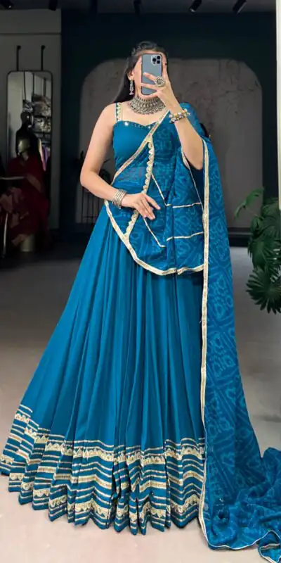 LNB 1670 Teal Color Pure Rayon Lace Touch Up Lehenga Choli Wedding, Party, Festive, Events Etc. Delivery 4-6 Working Days Rs 3399 | Bollywood Lehenga, Creative Lehenga, Designer Lehenga, Embroidered Lehenga, Lehenga, Party Wear Lehenga