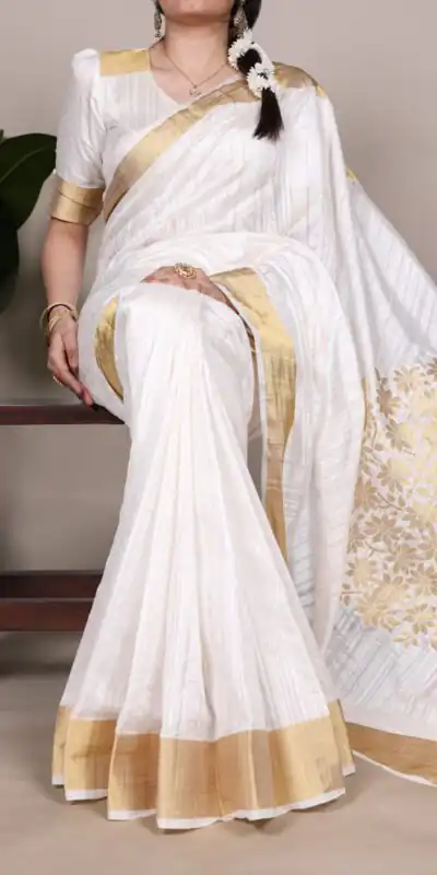 YNF 7903 White Color Raw Silk Zari Weaving Work Saree Casual, Wedding, Festive, Events . Expected Delivery  4-6 Working Days @1699/- only                                                                                | Bollywood Sarees, Creative Sarees, Designer Sarees, Embroidered Sarees, Ethnic Saree, Modern Digital sarees, Party Wear Sarees, Sarees