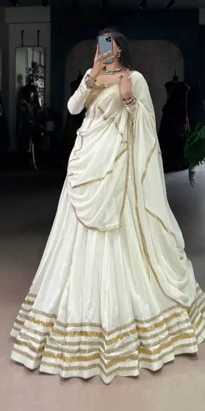 LNB 1605 White Color Pure Rayon Lace Touch Up Lehenga Choli Wedding, Party, Festive, Events Etc. Delivery 4-6 Working Days Rs 3199 | Bollywood Lehenga, Creative Lehenga, Designer Lehenga, Embroidered Lehenga, Lehenga, Party Wear Lehenga