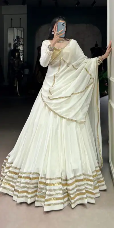 LNB 1605 White Color Pure Rayon Lace Touch Up Lehenga Choli Wedding, Party, Festive, Events Etc. Delivery 4-6 Working Days Rs 3199 | Bollywood Lehenga, Creative Lehenga, Designer Lehenga, Embroidered Lehenga, Lehenga, Party Wear Lehenga