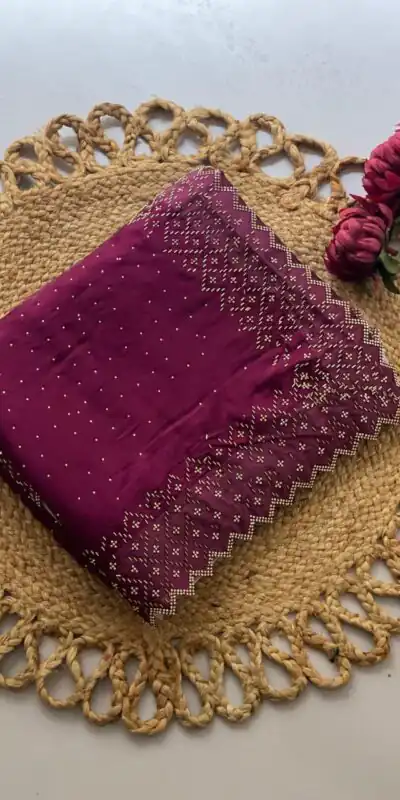 DF 3467 Wine Color Jimmy Choo Full Zarkhan Diamond Work Saree Casual, Wedding, Festive, Events . Expected Delivery  4-6 Working Days @2099/- only                                                                                | Bollywood Sarees, Creative Sarees, Designer Sarees, Embroidered Sarees, Ethnic Saree, Modern Digital sarees, Party Wear Sarees, Sarees