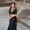 KP 5095 Butti Black Color Jacquard With Designer Work All Over Saree . Exclusive Offer ₹1344. Delivery 4-6 Working Days. Shop now. | Bollywood Sarees, Creative Sarees, Designer Sarees, Embroidered Sarees, Ethnic Saree, Modern Digital sarees, Party Wear Sarees, Sarees