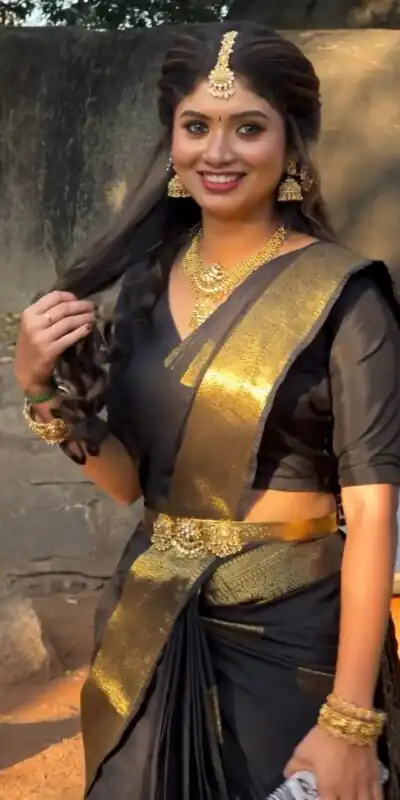 KP 5095 Butti Black Color Jacquard With Designer Work All Over Saree . Exclusive Offer ₹1344. Delivery 4-6 Working Days. Shop now. | Bollywood Sarees, Creative Sarees, Designer Sarees, Embroidered Sarees, Ethnic Saree, Modern Digital sarees, Party Wear Sarees, Sarees